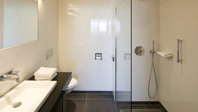 Bathroom with walk-in shower